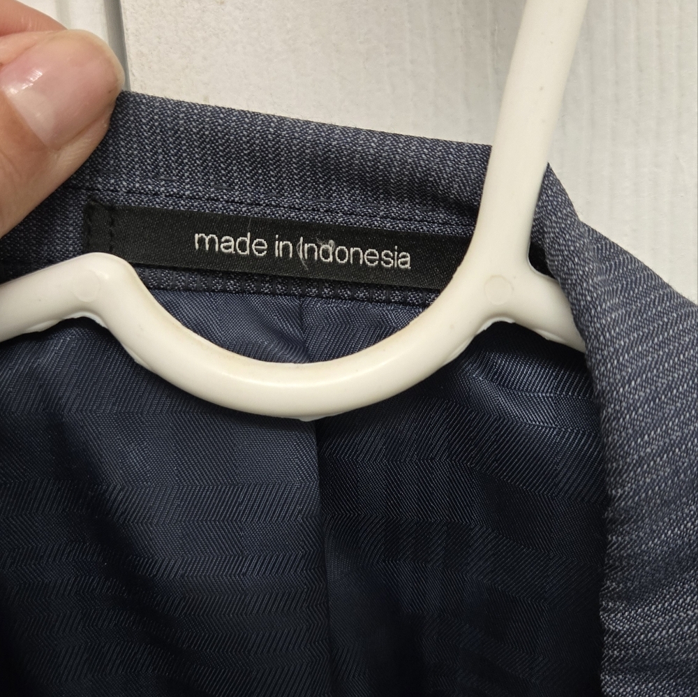 Men's blue Blazer 40 R - Picture 3 of 5